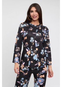 Conjunto de pantalón y jersey corte cruzado delantero japonés