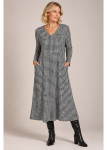 Vestido midi estampado lucca – Julie d’Orleac