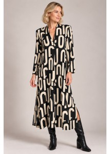 Vestido midi con escote...